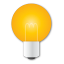 bulb, idea, light, yellow